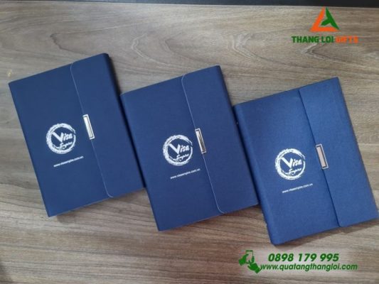 SỔ TAY BÌA CÒNG IN LOGO VISA EMPIRI - QUÀ TẶNG DOANH NGHIỆP