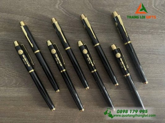 Bút Ký Kim Loại Parker Màu Đen - In Khắc Logo Tổng Công Ty Ba Sơn vvvvv