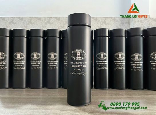 Bình Giữ Nhiệt 500ml – Khắc Logo Trường ĐH KHXH&NV TP.HCM