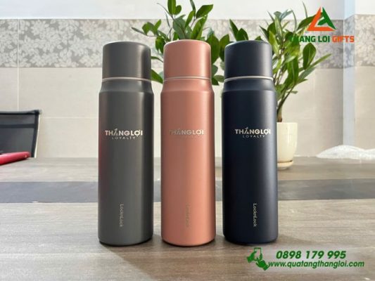 Bình Giữ Nhiệt Lock&Lock – Khắc Logo Doanh Nghiệp Thắng Lợi Loyalty