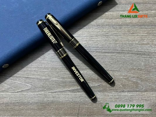 Bút Ký Kim Loại Nắp – Khắc Logo Doanh Nghiệp TIGERGISTS
