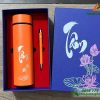 GST 93 – Combo Quà Tặng (Bình Giữ Nhiệt + Bút Ký) - In Khắc Logo Làm Quà Tri Ân