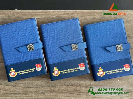 Sổ Tay Bìa Còng – In Logo Đoàn Cơ Sở Lữ Đoàn 189 Hải Quân