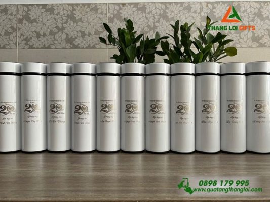 Bình Giữ Nhiệt 500ml - Khắc Logo Kỷ Niệm 20 Năm Ngày Ra Trường