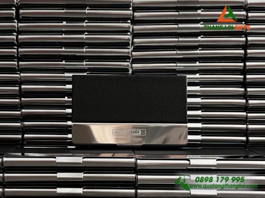 Hộp Đựng Namecard Vuông - Khắc Logo Doanh Nghiệp THIBIDI