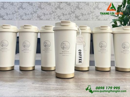 Ly Giữ Nhiệt 530ml - Khắc Logo Trường ĐH Luật - ĐHQG Hà Nội