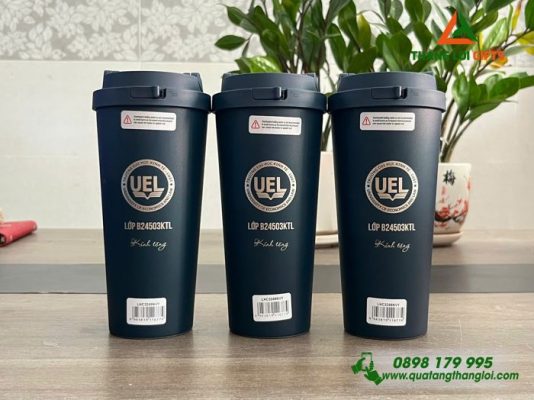 Ly Giữ Nhiệt Lock&Lock - Khắc Logo Trường Đại Học Kinh Tế Luật UEL