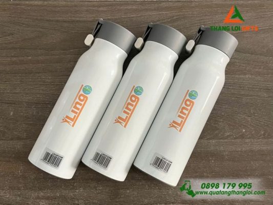 Bình Giữ Nhiệt Lock&Lock - In Logo Trung Tâm Ngoại Ngữ ALOHA Sài Gòn