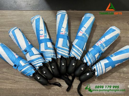 Dù Cầm Tay Gấp 3 Cao Cấp In Logo Doanh Nghiệp PRO ALLIANCE COSMETIC