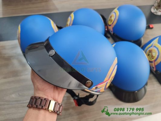 Nón Bảo Hiểm In Logo Làm Quà Tặng Doanh Nghiệp