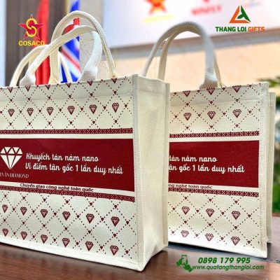 Túi Vải Đay In Logo Hình Ảnh Doanh Nghiệp Theo Yêu Cầu