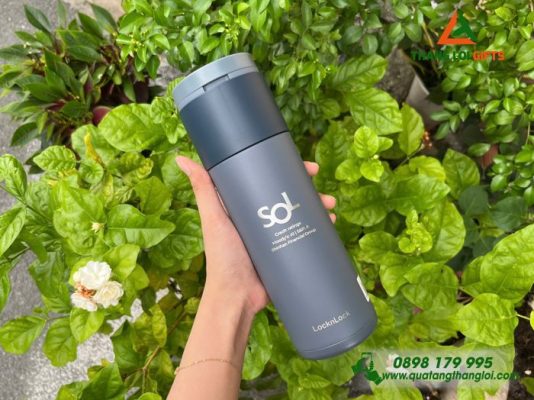 Bình Giữ Nhiệt Lock&Lock LHC3275 Khắc Logo Shinhan Bank Cambodia
